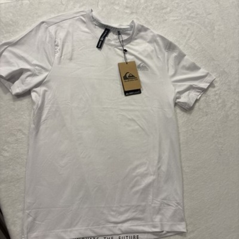 Quicksilver DRYFIT , T-shirt , Med, White